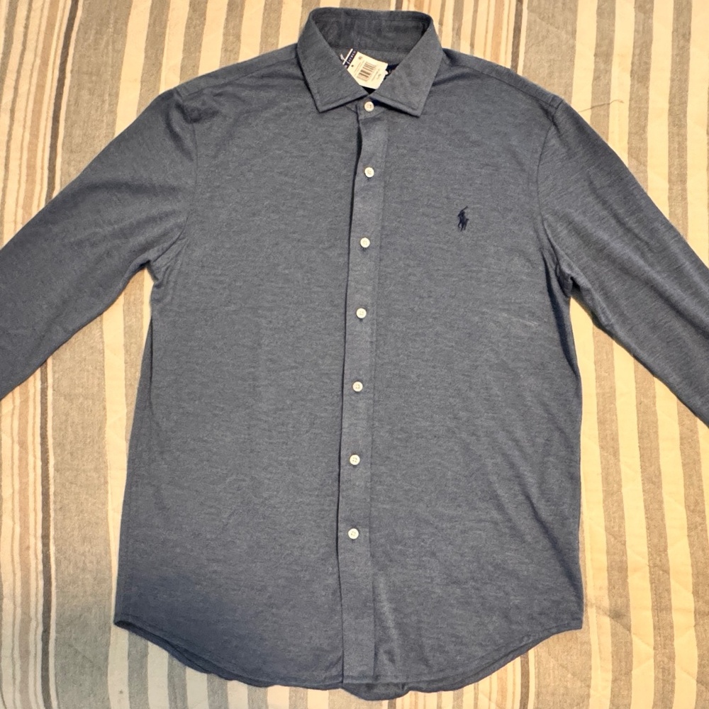 New! Ralph Lauren - Knit Dress Shirt.